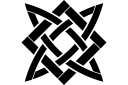 Kvadrat för Svarog - schabloner slaviska mönstren