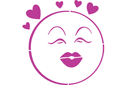 Smile 31 - smiley-schabloner Smile 31 - smiley-schabloner