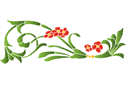 koristekrassi - sabluunat kukkien piirtämiseen