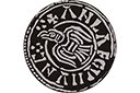 Viking myntet - nordiska stenciler
